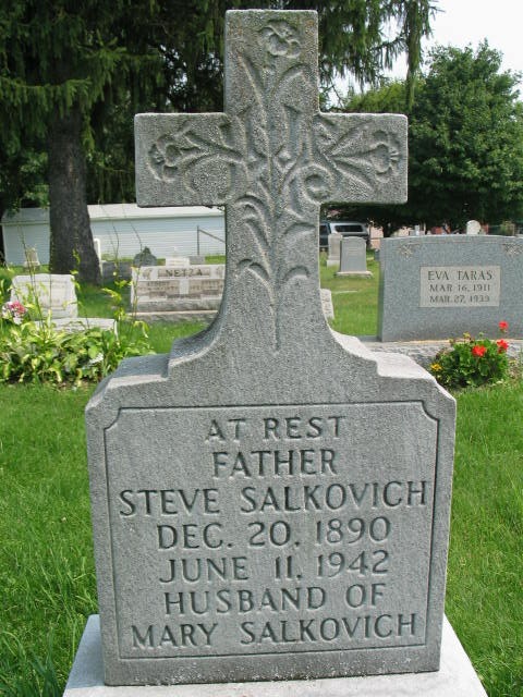 Steve Salkovich tombstone
